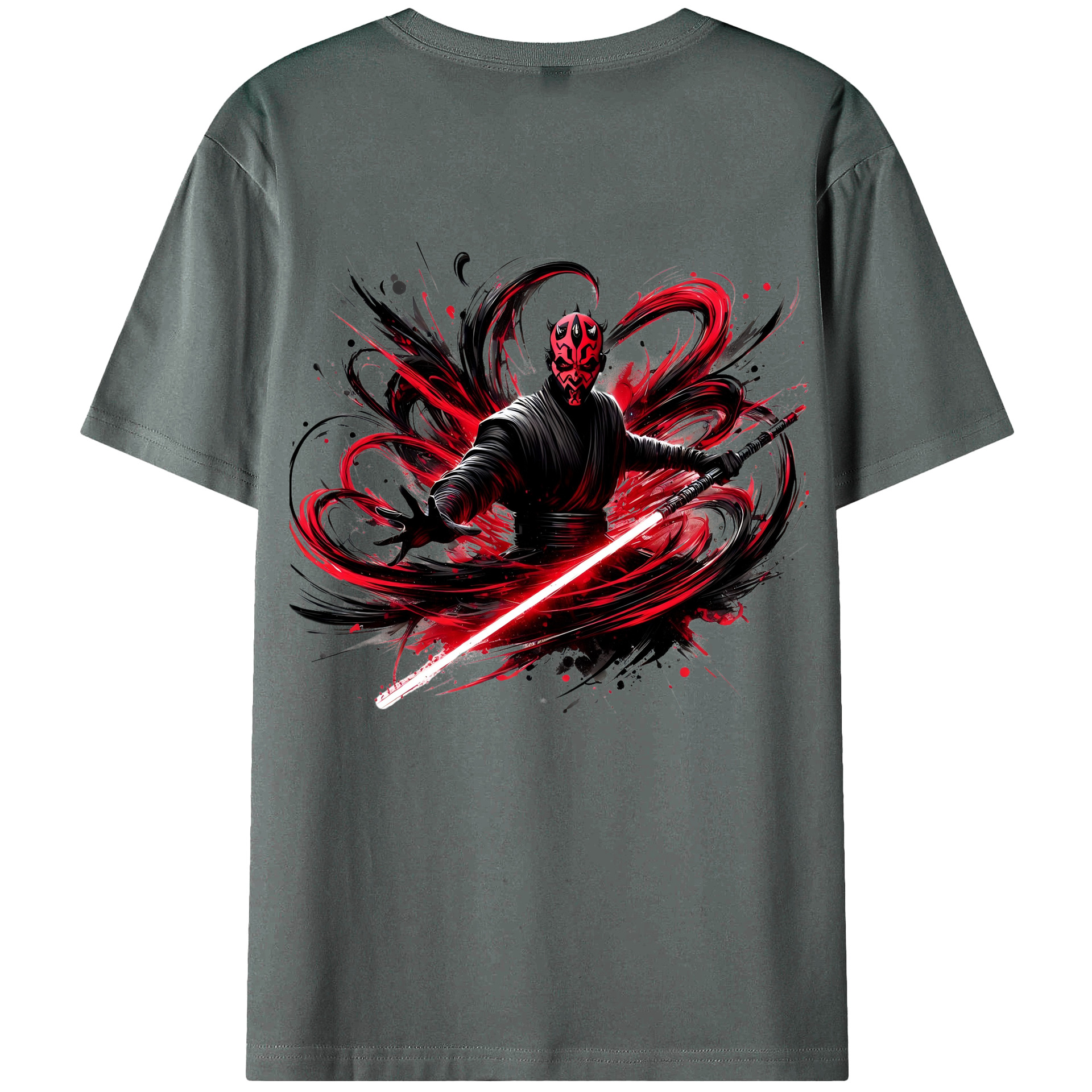 （画像用） スター・ウォーズ Star Wars 綿100％ メンズ半袖Tシャツ（バックプリント） 通気性